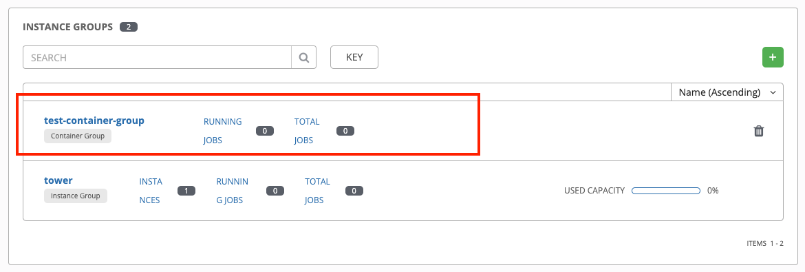 IG - example CG successfully created